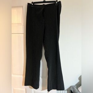 Striped Dress Pant , small flare at the end